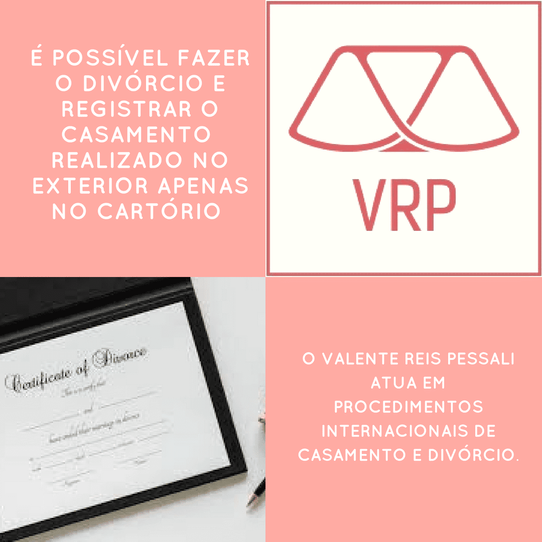 O divórcio no Brasil de casamento realizado no exterior